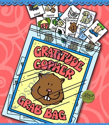 Gratitude Gopher Grab Bag