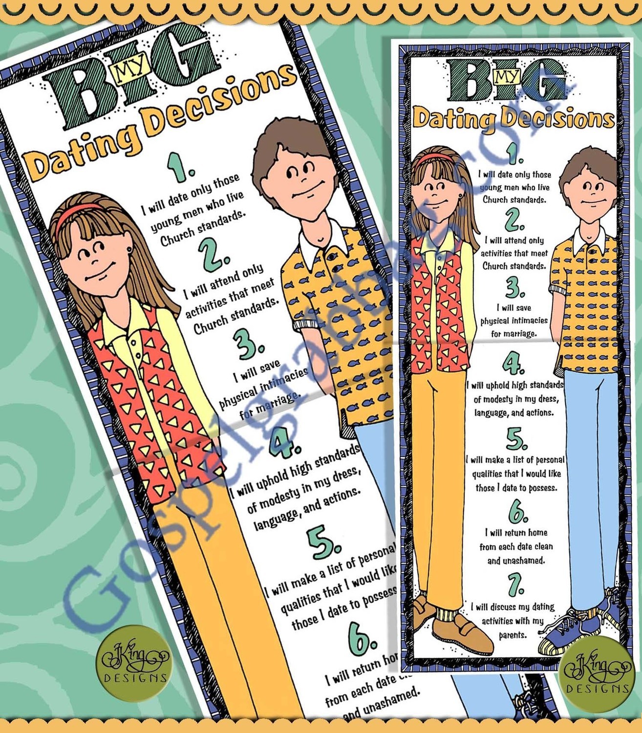 My BIG Dating Decisions poster