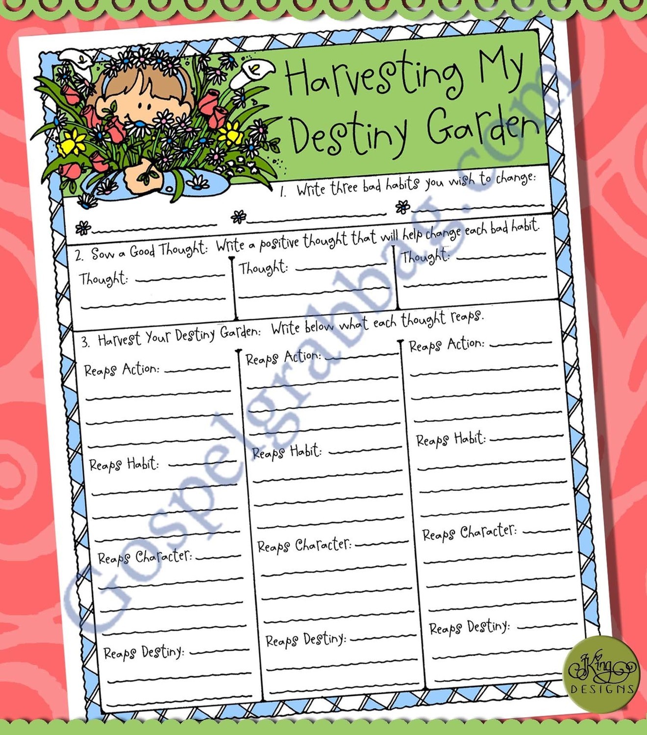 Character Habits: Harvesting My Destiny Garden habit changer