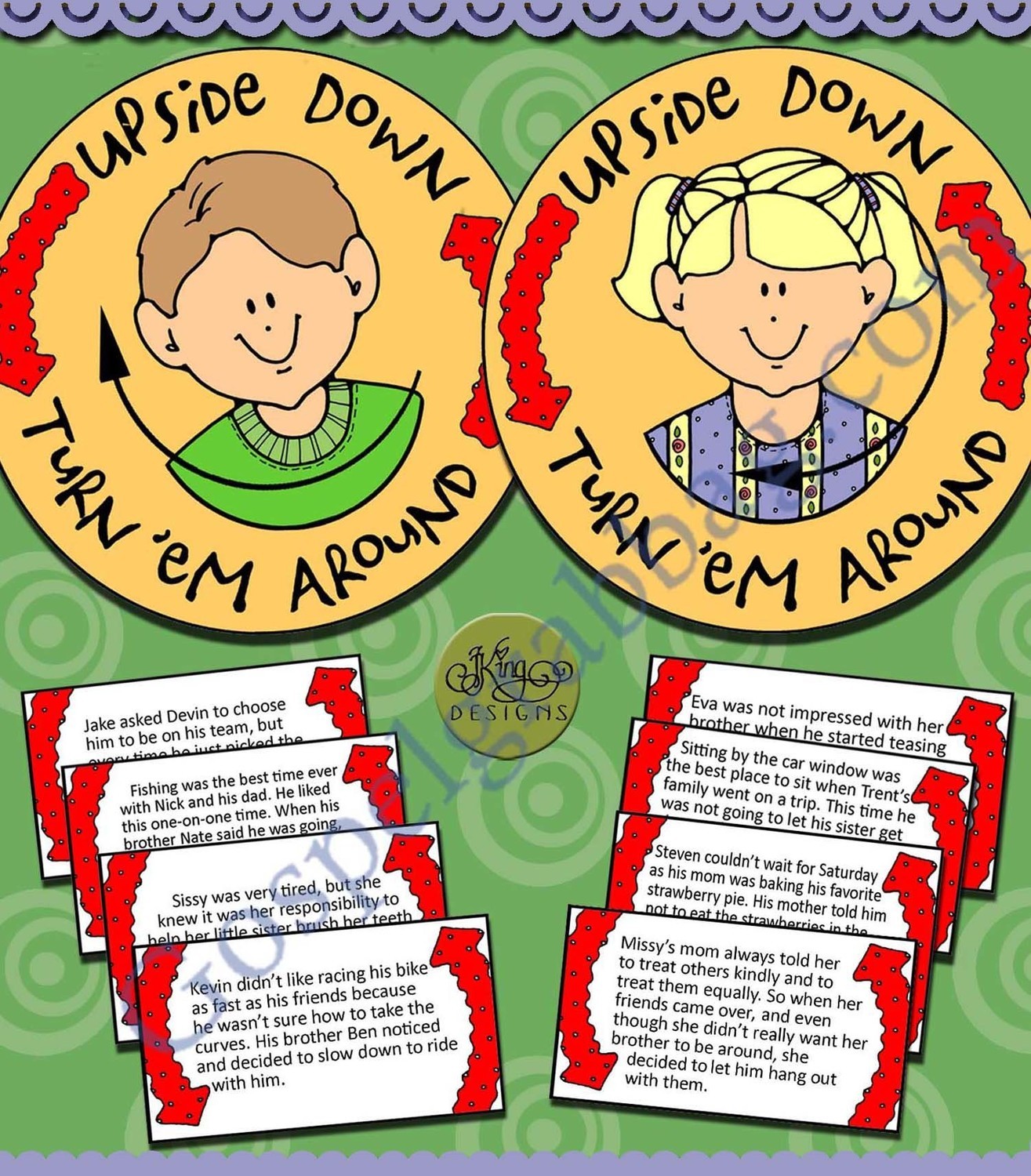 Kindness Begins With Me - Upside-Down Turn&#39;em-Around