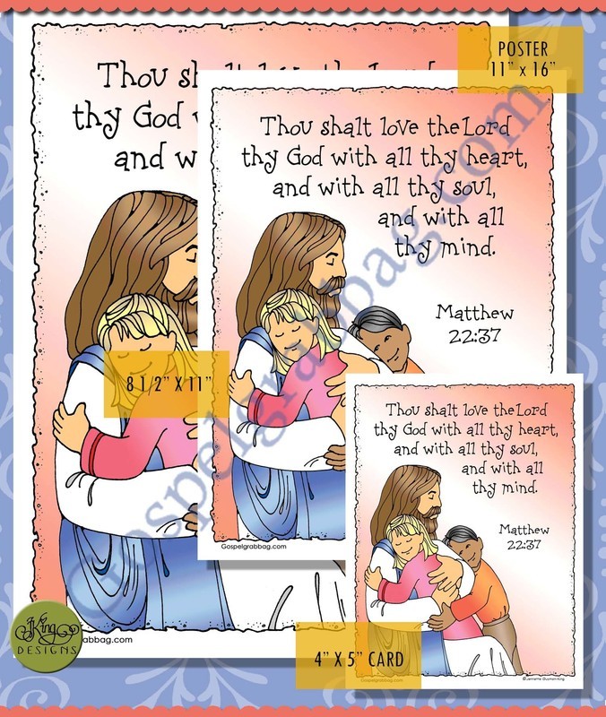 Scripture Poster: Matthew 22:37