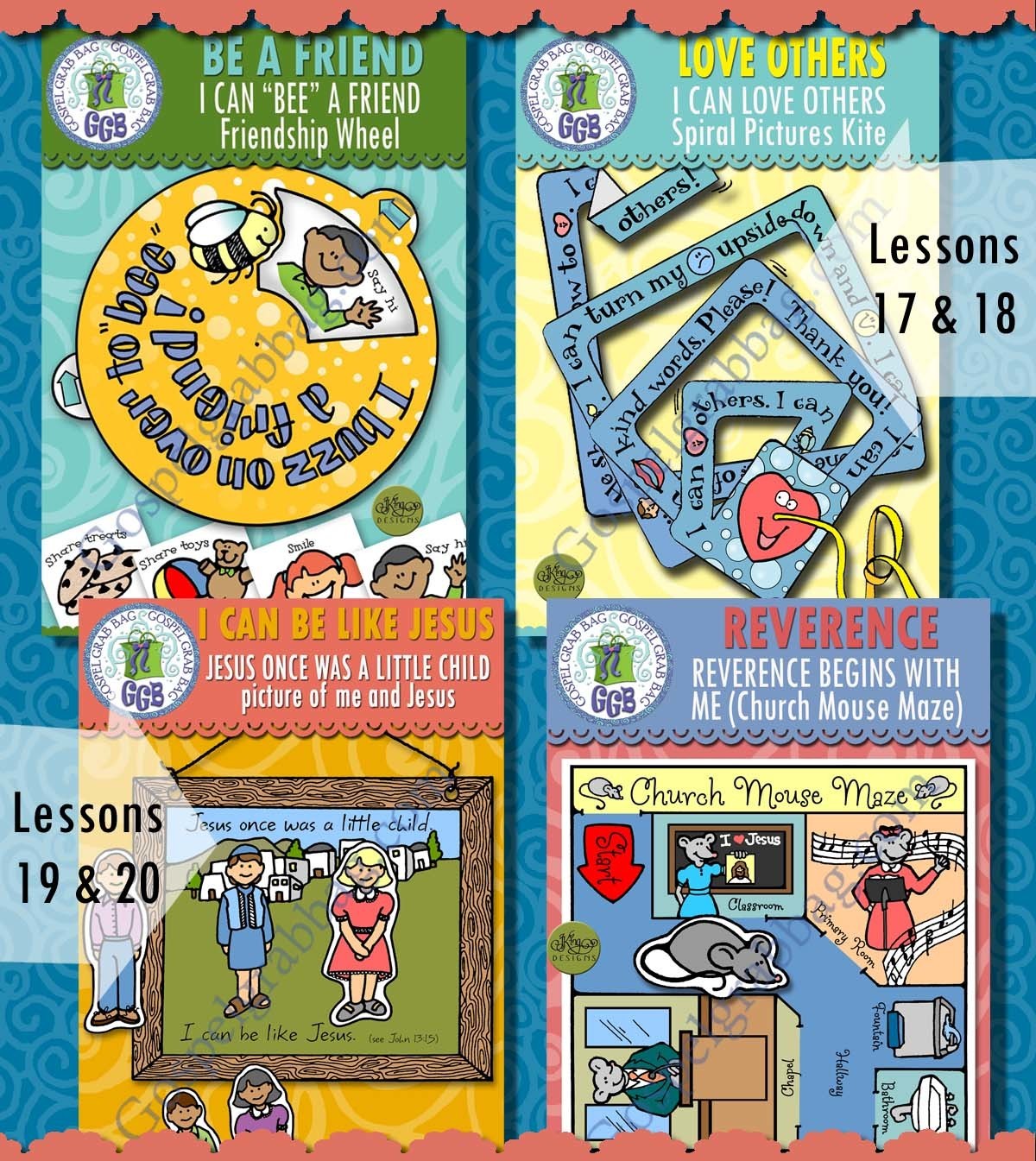 Nursery Bundle 1: May -  Craft Activities for Lessons 17-20
