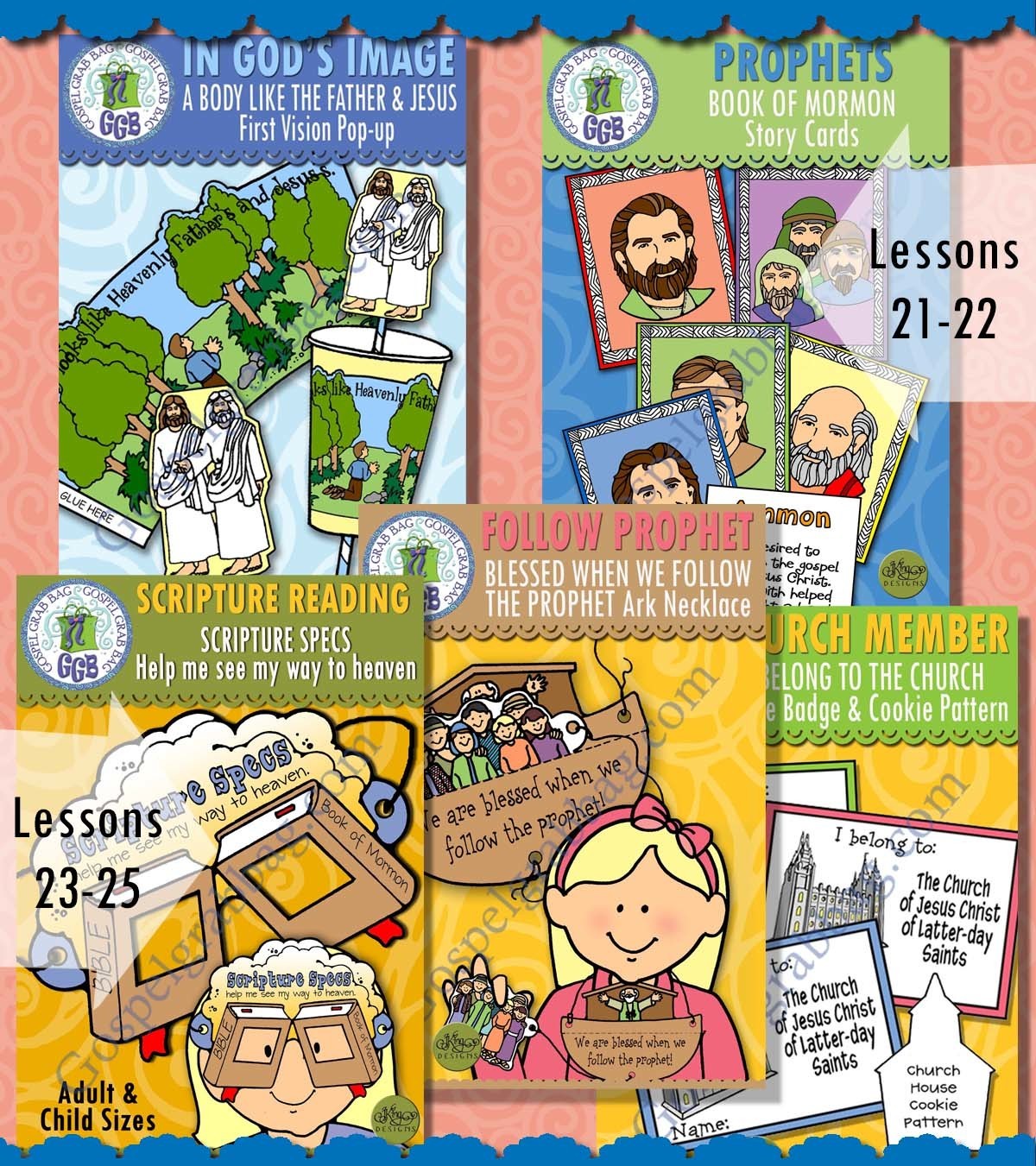Nursery Bundle 1: June - Craft Activities for Lessons 21-25
