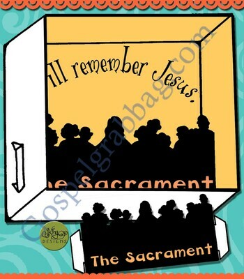 I Will Remember Jesus - Last Supper shadow box