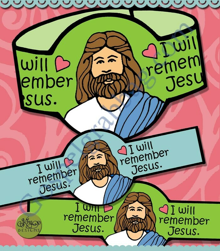 I Will Remember Jesus - sacrament reminder bracelet