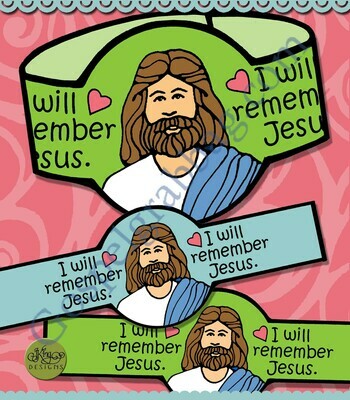 I Will Remember Jesus - sacrament reminder bracelet