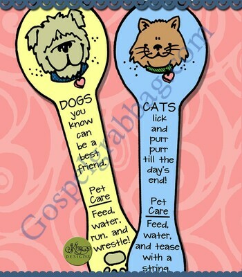 Serving Animals cat and dog care spoon