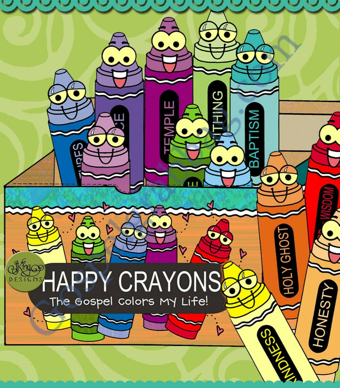 Color My Life with the Gospel - Happy Crayons Game