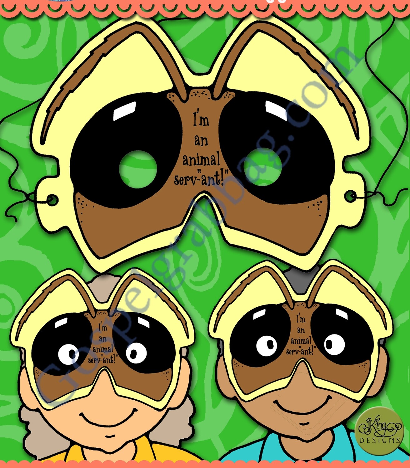 I&#39;m an Animal Serv-&quot;ant&quot; goggles