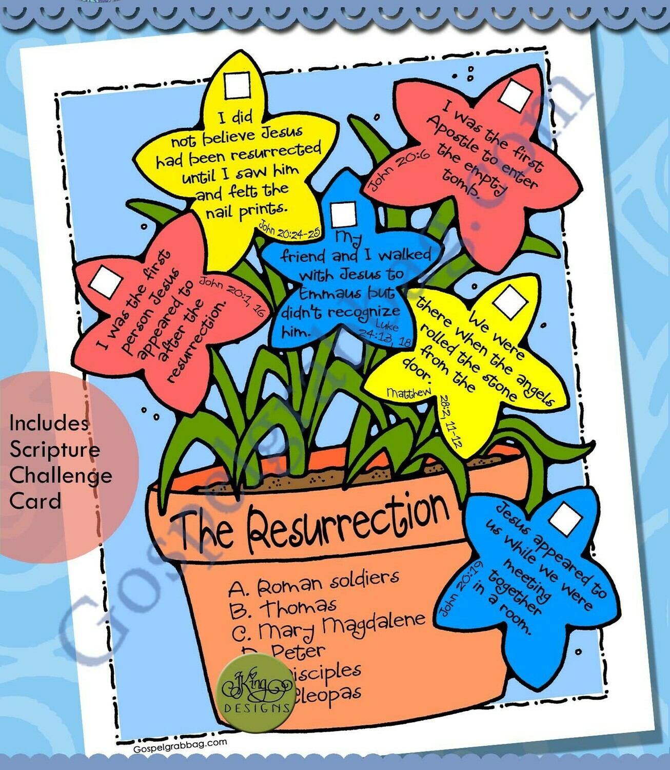 Resurrection Flowerpot Quiz - Easter