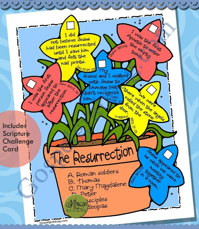 Resurrection Flowerpot Quiz - Easter