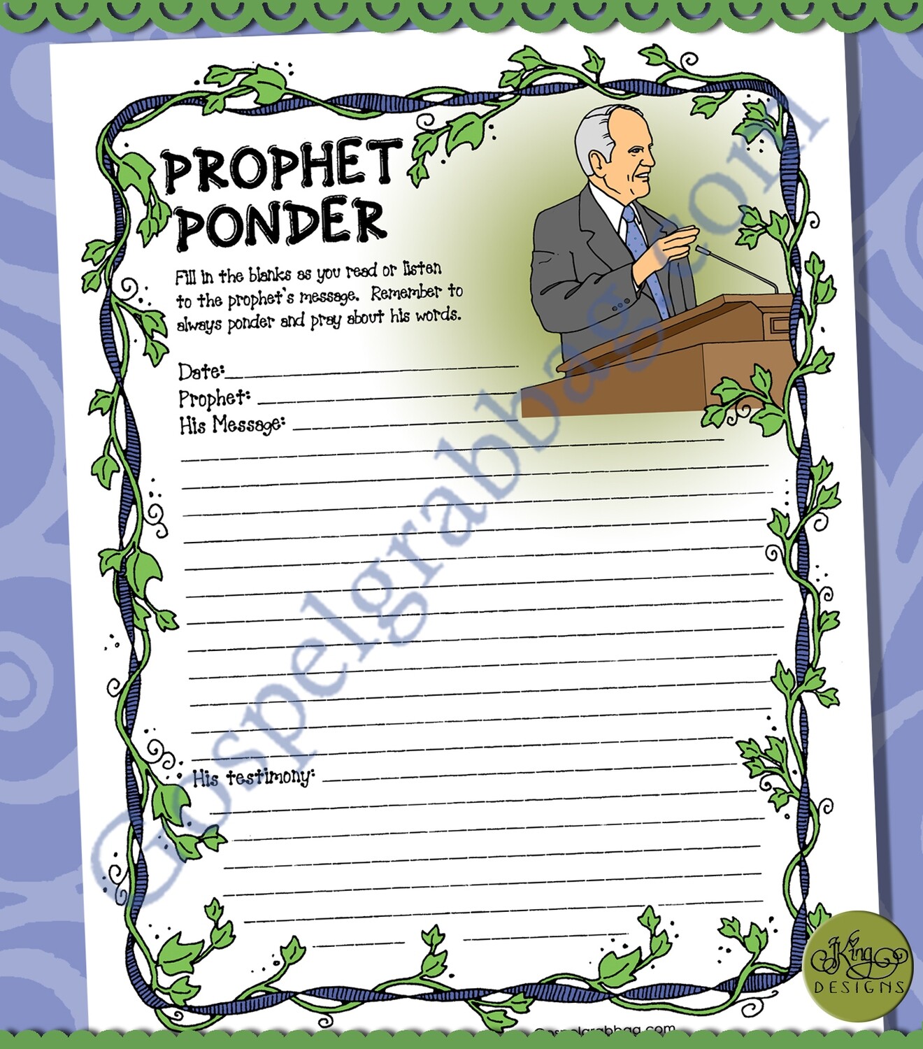 Prophet Ponder Journal