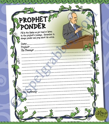 Prophet Ponder Journal
