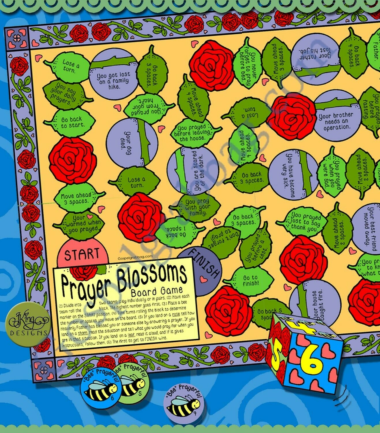 Prayer Blossoms board game