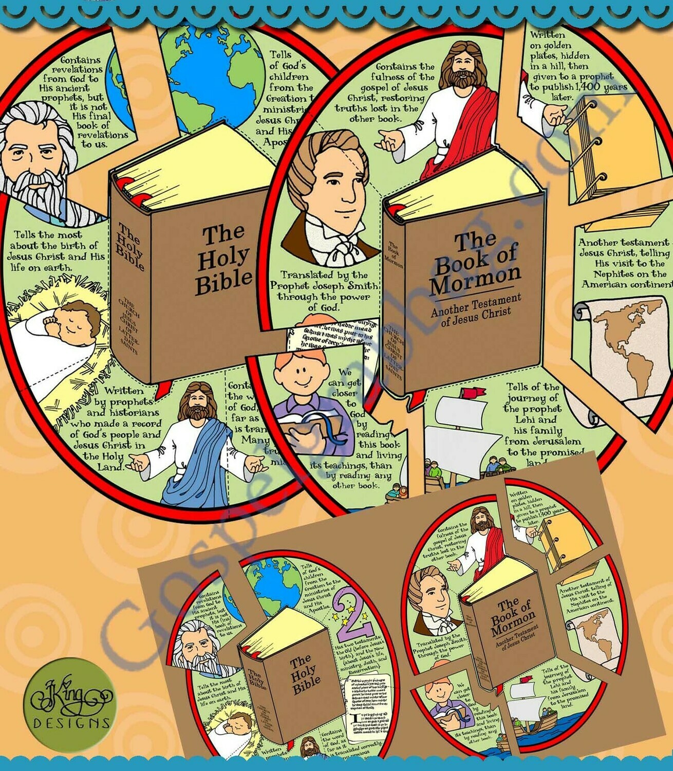 Two Testaments of Jesus Christ puzzle (Book of Mormon &amp; Bible)