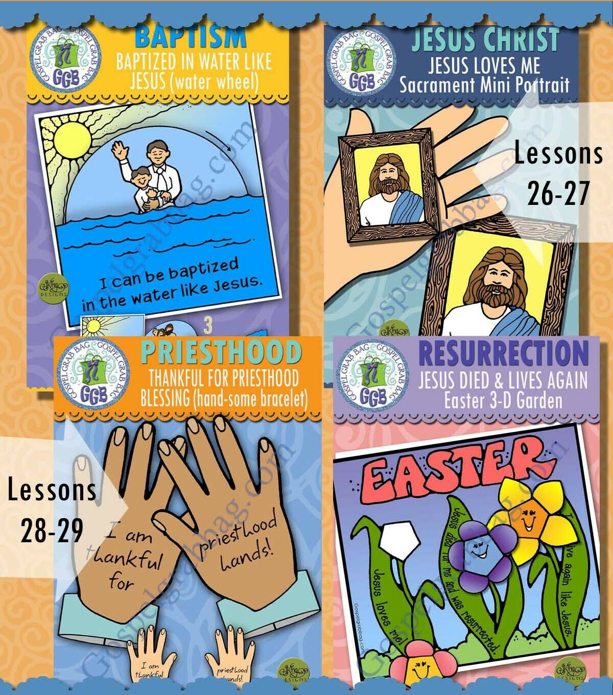 Nursery Bundle 1: July -  Craft Activities for Lessons 26-29