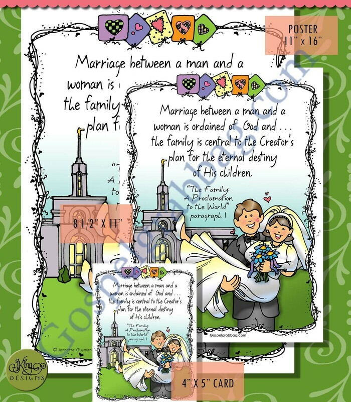 Scripture Poster: Proclamation - Marriage