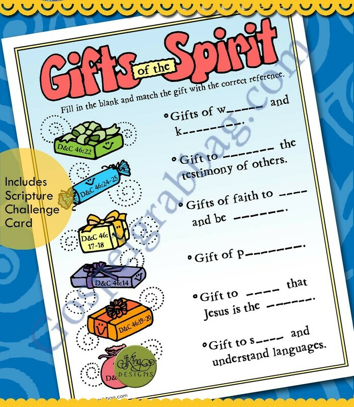 Gifts of the Spirit match game