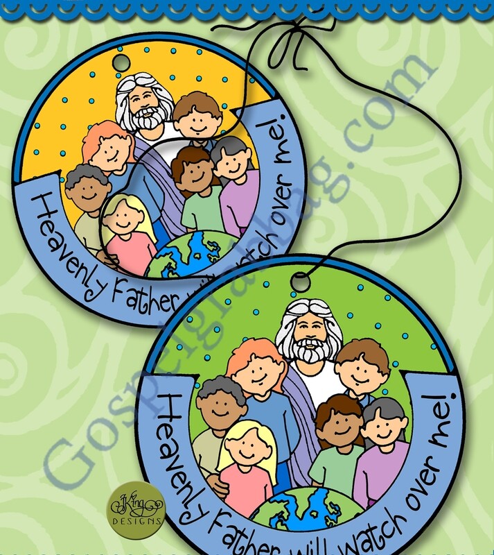 Heavenly Father Will Watch Over Me medallion