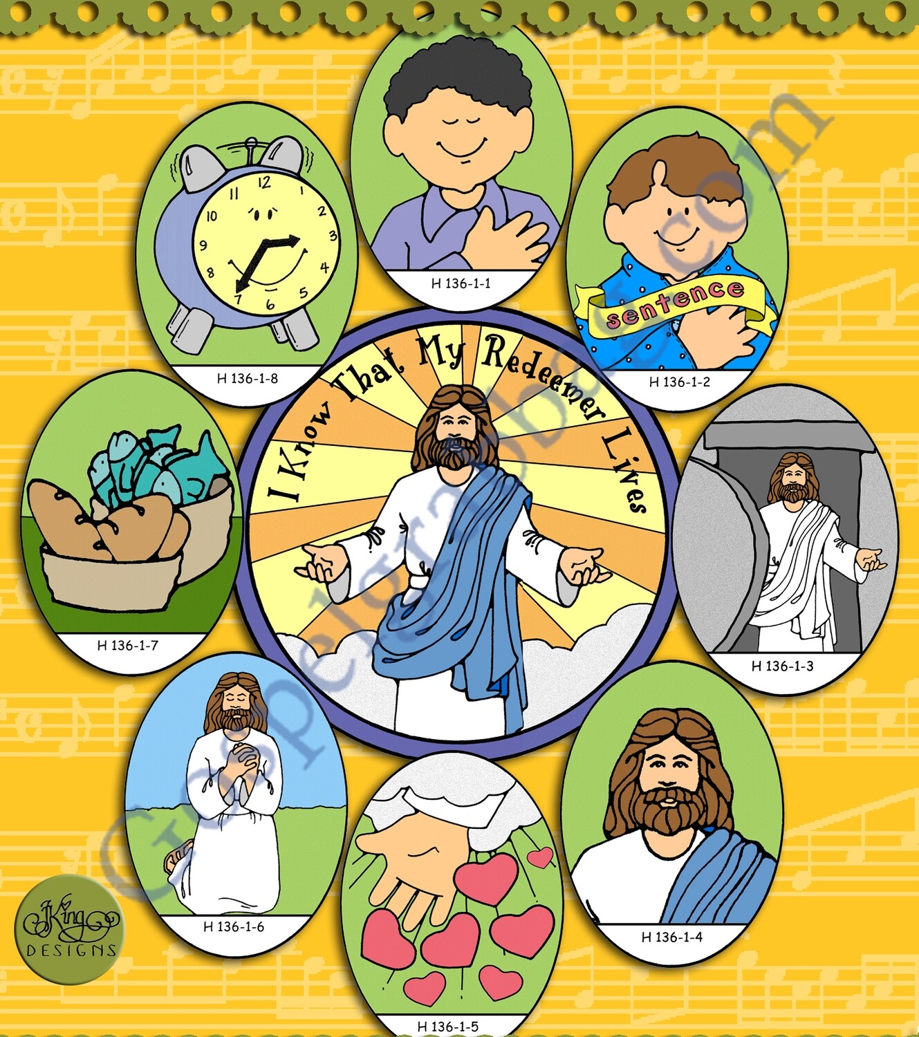 &quot;I Know That My Redeemer Lives&quot; - Song Visuals (Poster type)