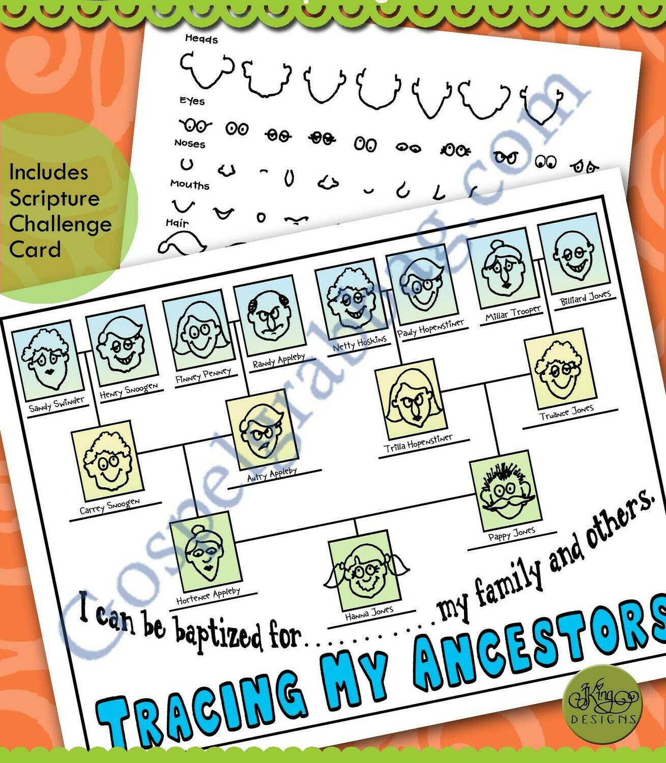 Tracing My Ancestors (pedigree chart)