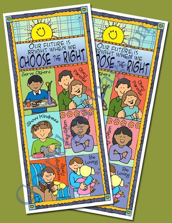 Our Future is Bright When We Choose the Right bookmark