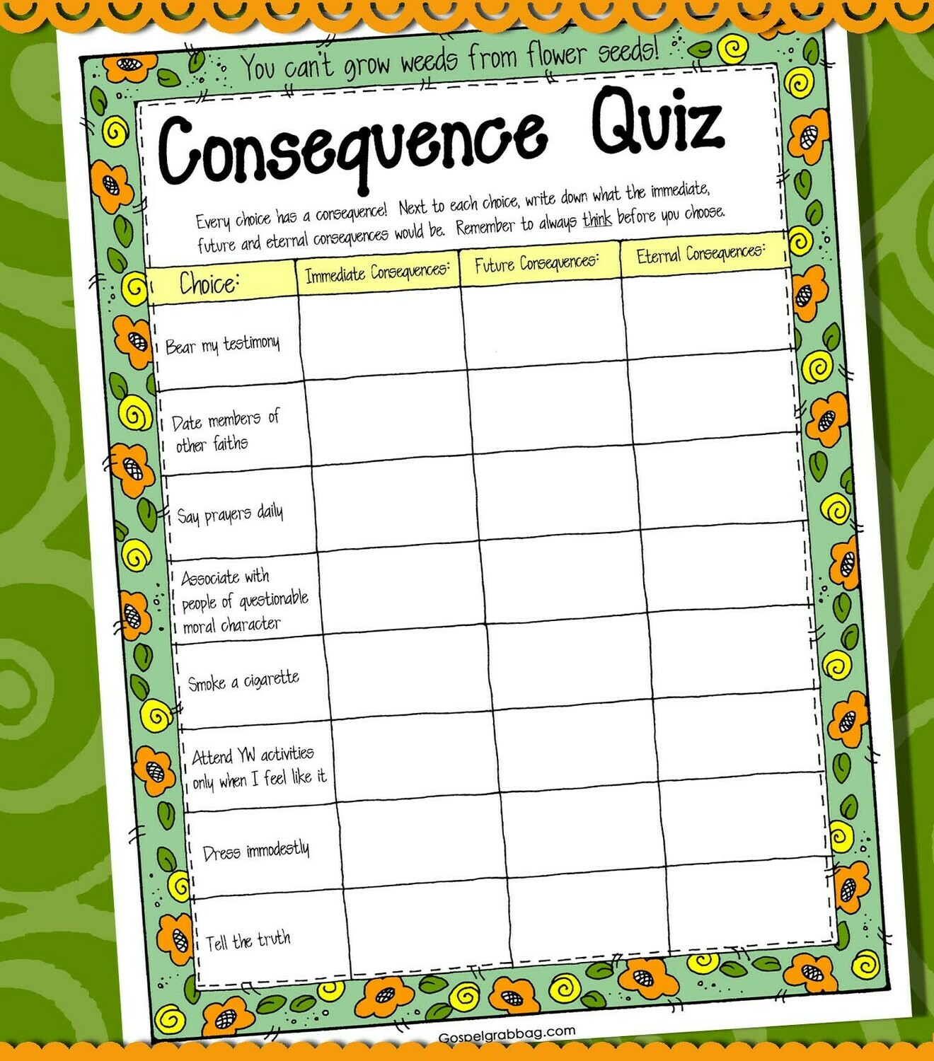 Consequence Quiz