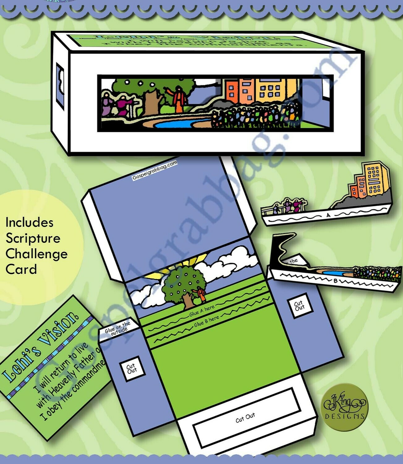 Lehi&#39;s Vision - Tree of Life 3-D Vision Box