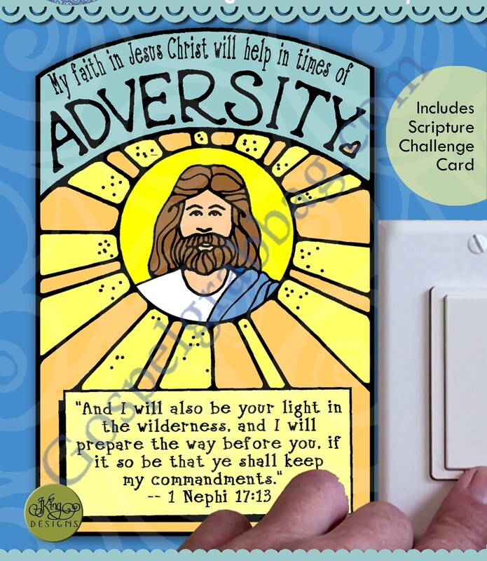 Faith in Jesus Christ - Adversity light switch buddy