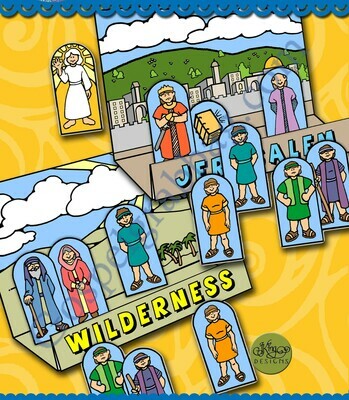 Prophet Lehi and Family Travel - Wilderness to Jerusalem (Obtain Brass Plates)