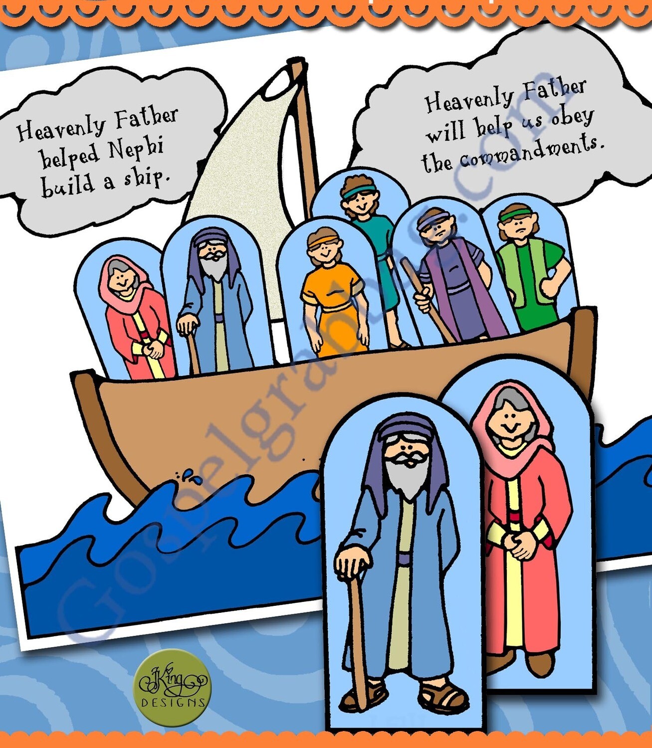 Heavenly Father Helps Us Obey - Nephi&#39;s Ship Scene