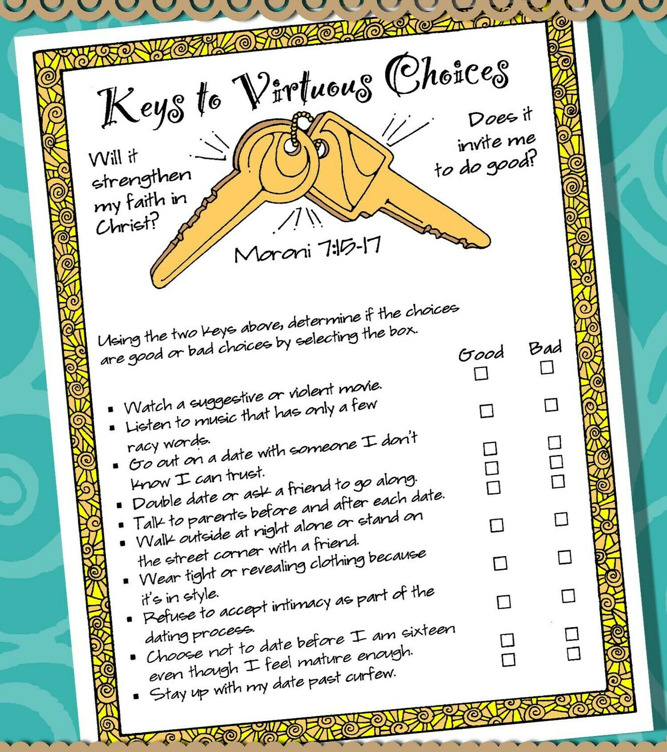 Keys to Virtuous Choices voter-ballot