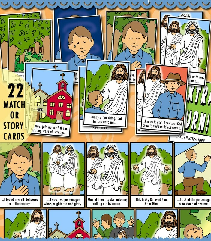 First Vision Memory Match and Tell-the-Story Cards