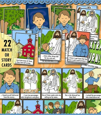 First Vision Memory Match and Tell-the-Story Cards