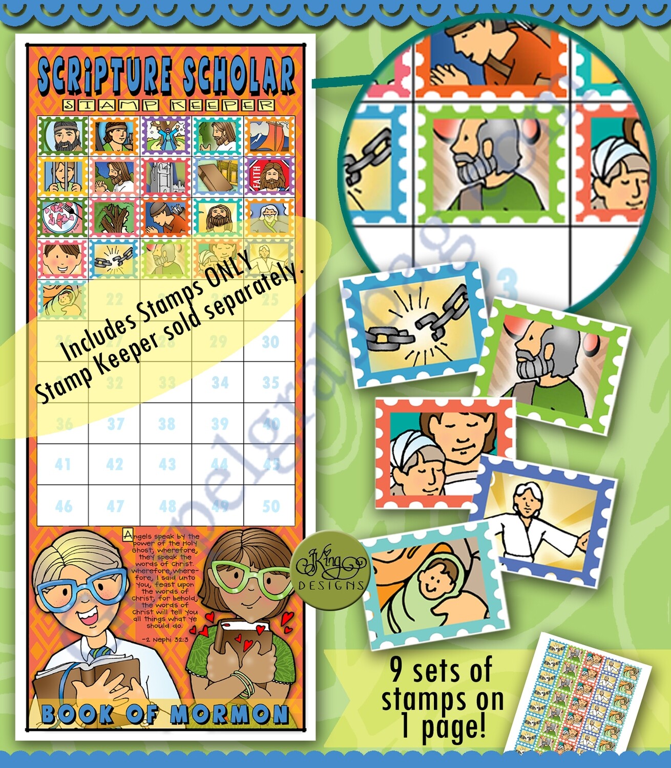 Scripture ScholarJune Stamps (Book of Mormon)