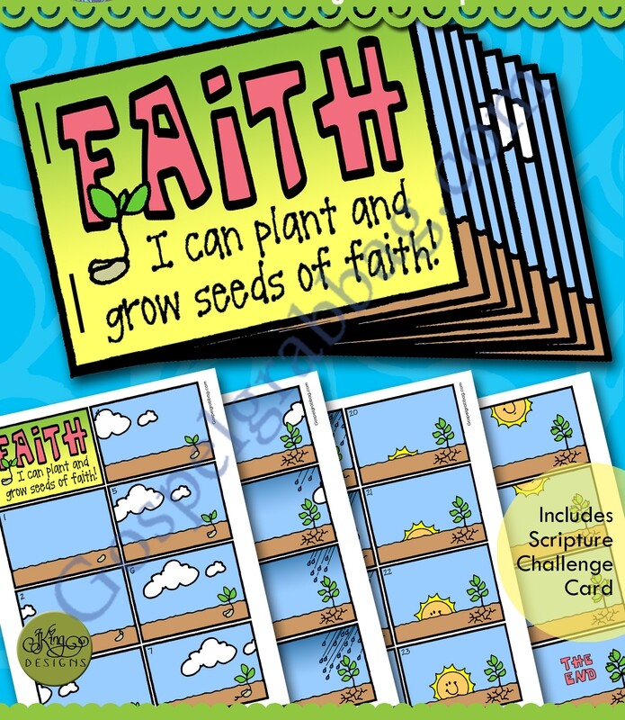 Plant and Grow Seeds of Faith flip book