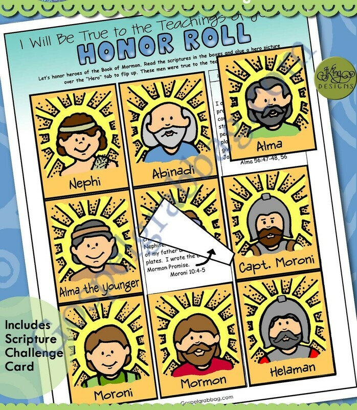 Book of Mormon HEROES Honor Roll Merit Match