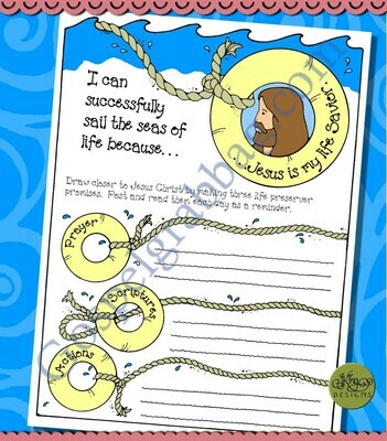 Jesus Is My Savior - Life Preserver Promises planner