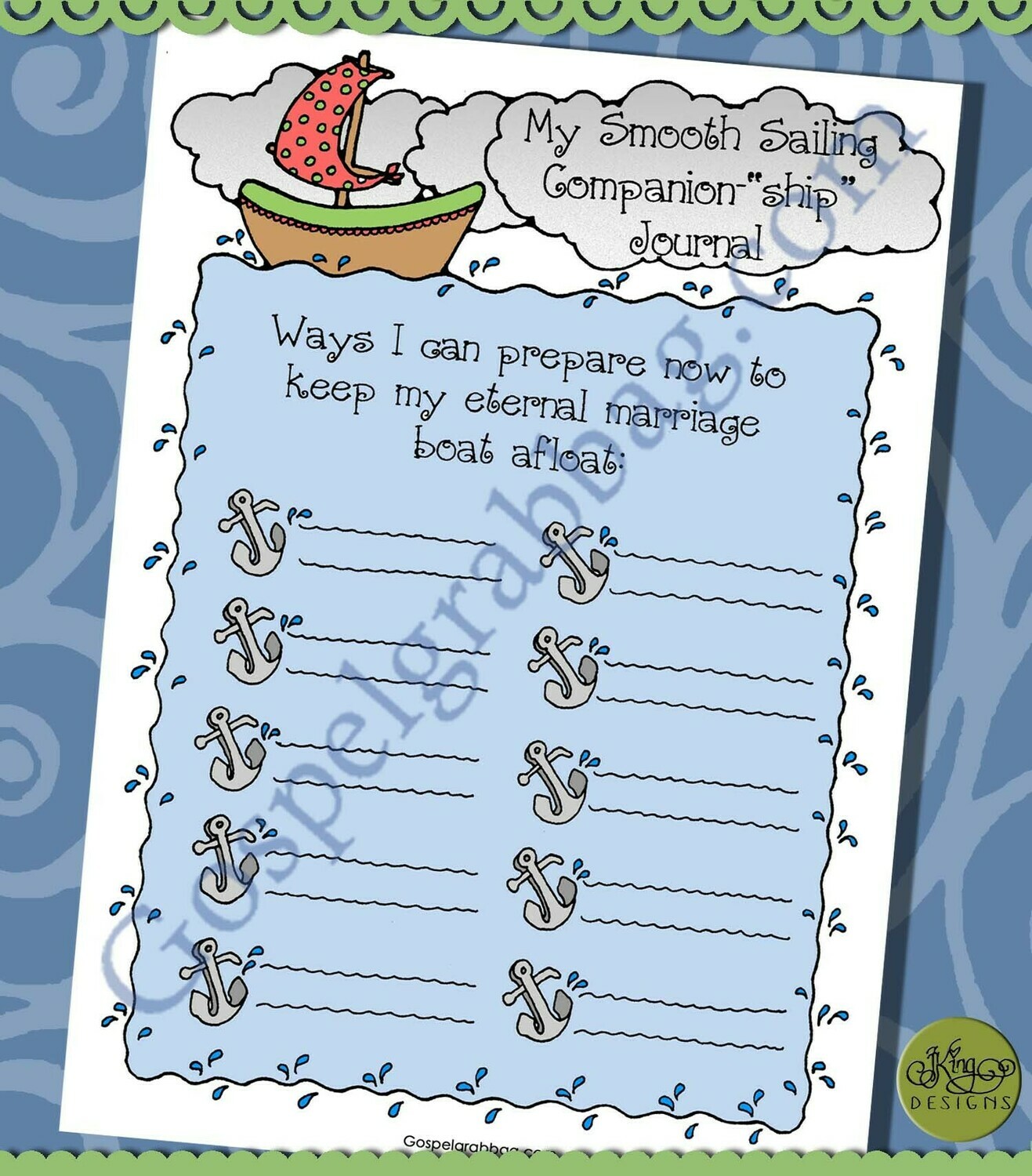 Smooth Sailing Companion-ship Journal