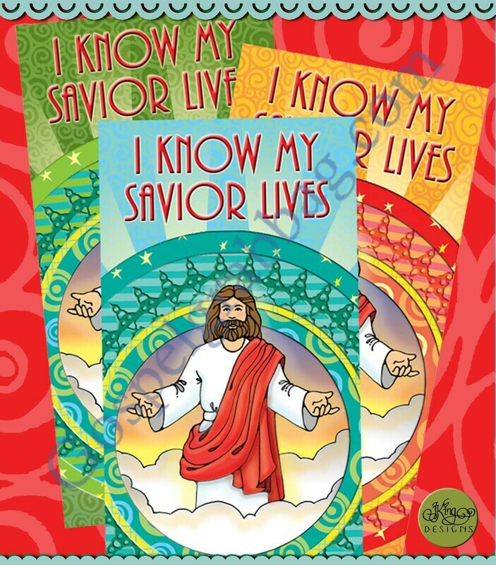 I Know My Savior Lives bookmark