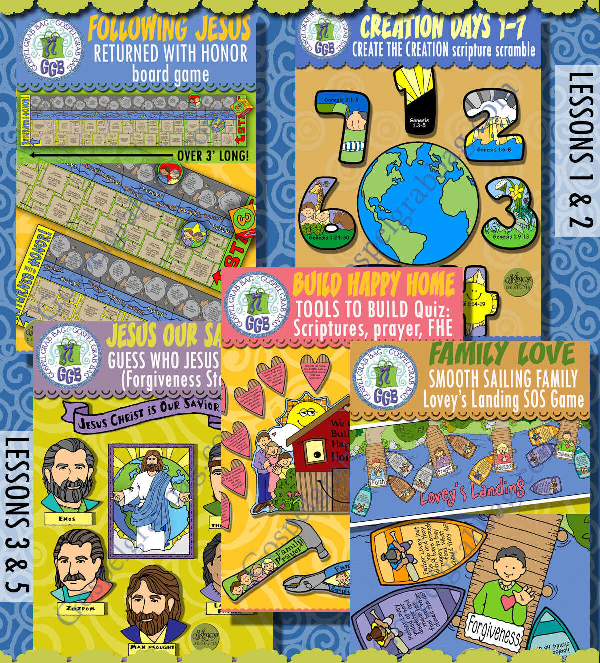 CFM Old Testament January 2022 All Ages BUNDLE - Post-and-Present Activities