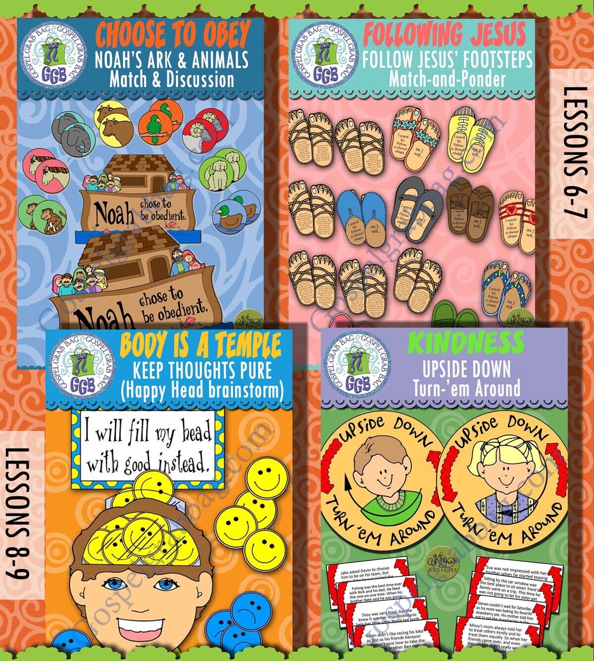 CFM Old Testament February 2022 All Ages BUNDLE - Post-and-Present Activities