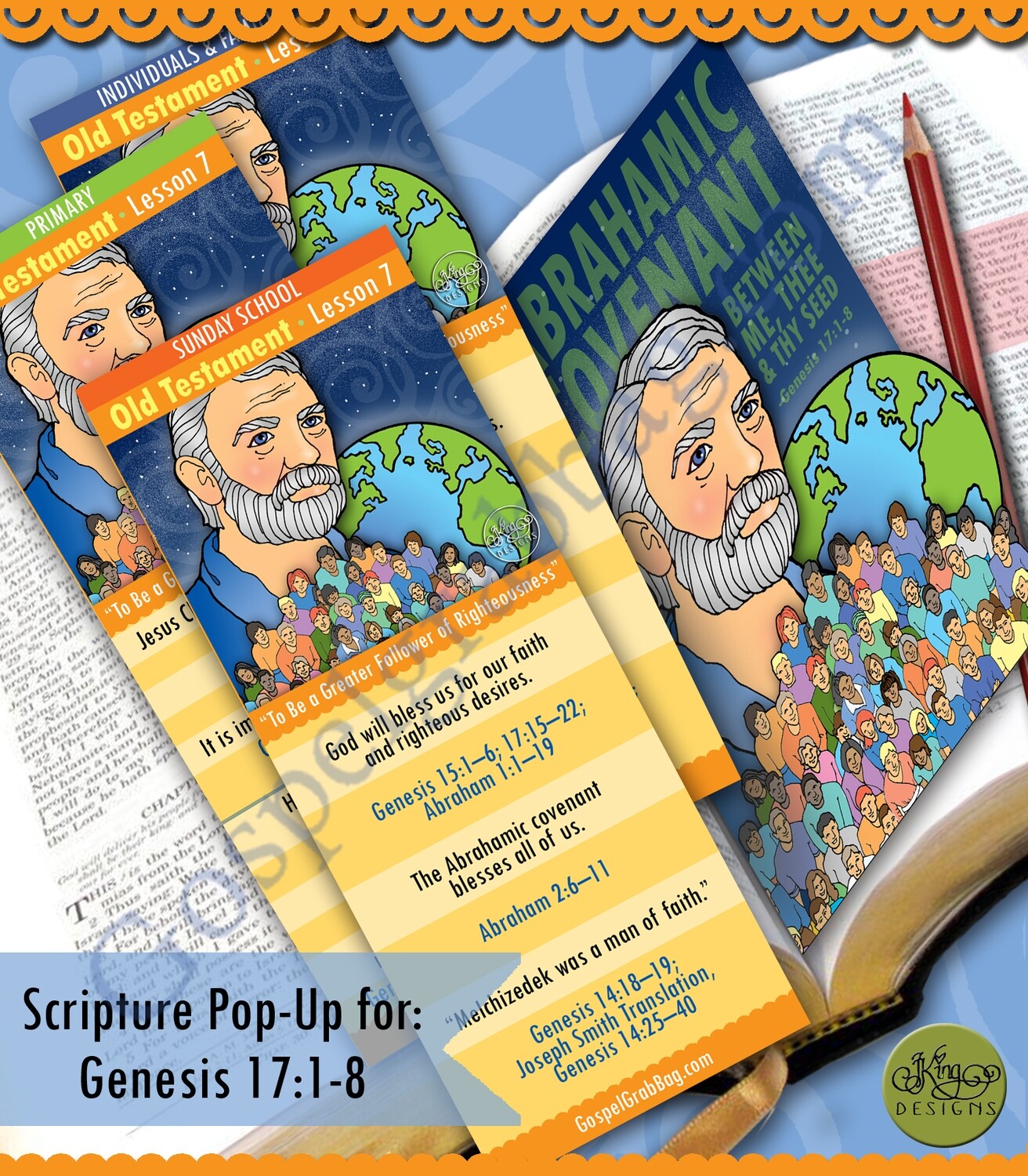 Scripture Pop-Up &amp; Bookmark: CFM OT- FEB week 2 Lesson 7