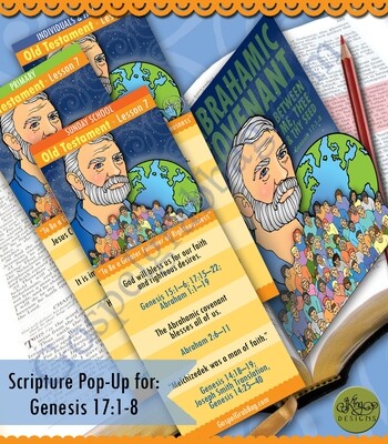 Scripture Pop-Up & Bookmark: CFM OT- FEB week 2 Lesson 7