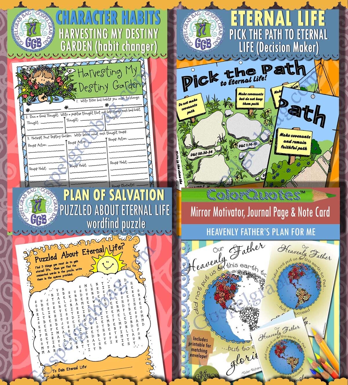 YOUTH DOCTRINAL CLASS &quot;Who Am I, and Who Does God Want Me to Become?&quot; March 27, 2022 BUNDLE