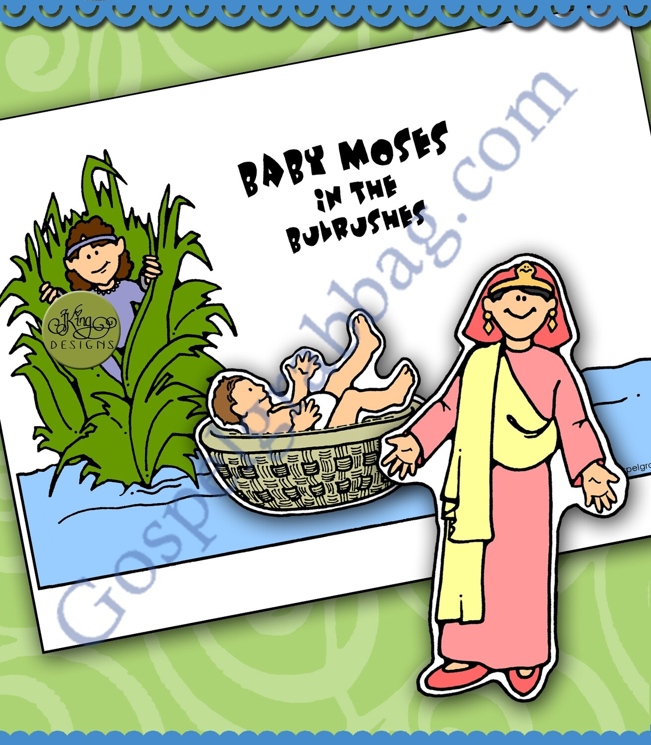 Brothers &amp; Sisters Help: Baby Moses in Bulrushes scene