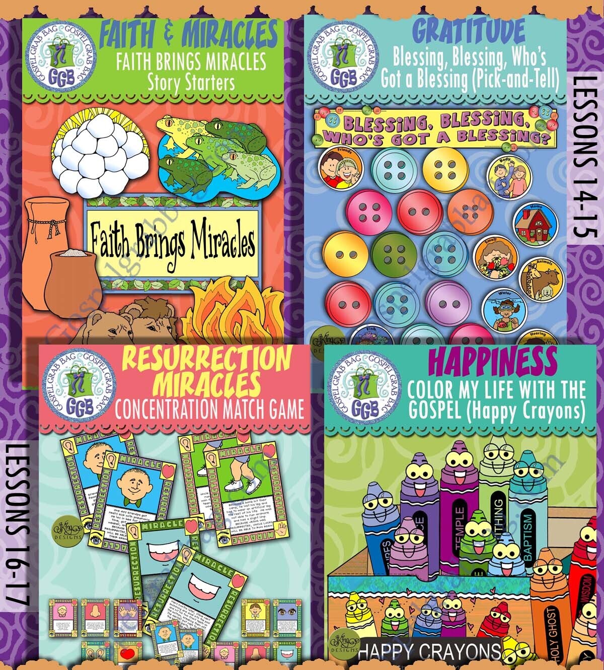 CFM Old Testament April 2022 All Ages BUNDLE - Post-and-Present Activities