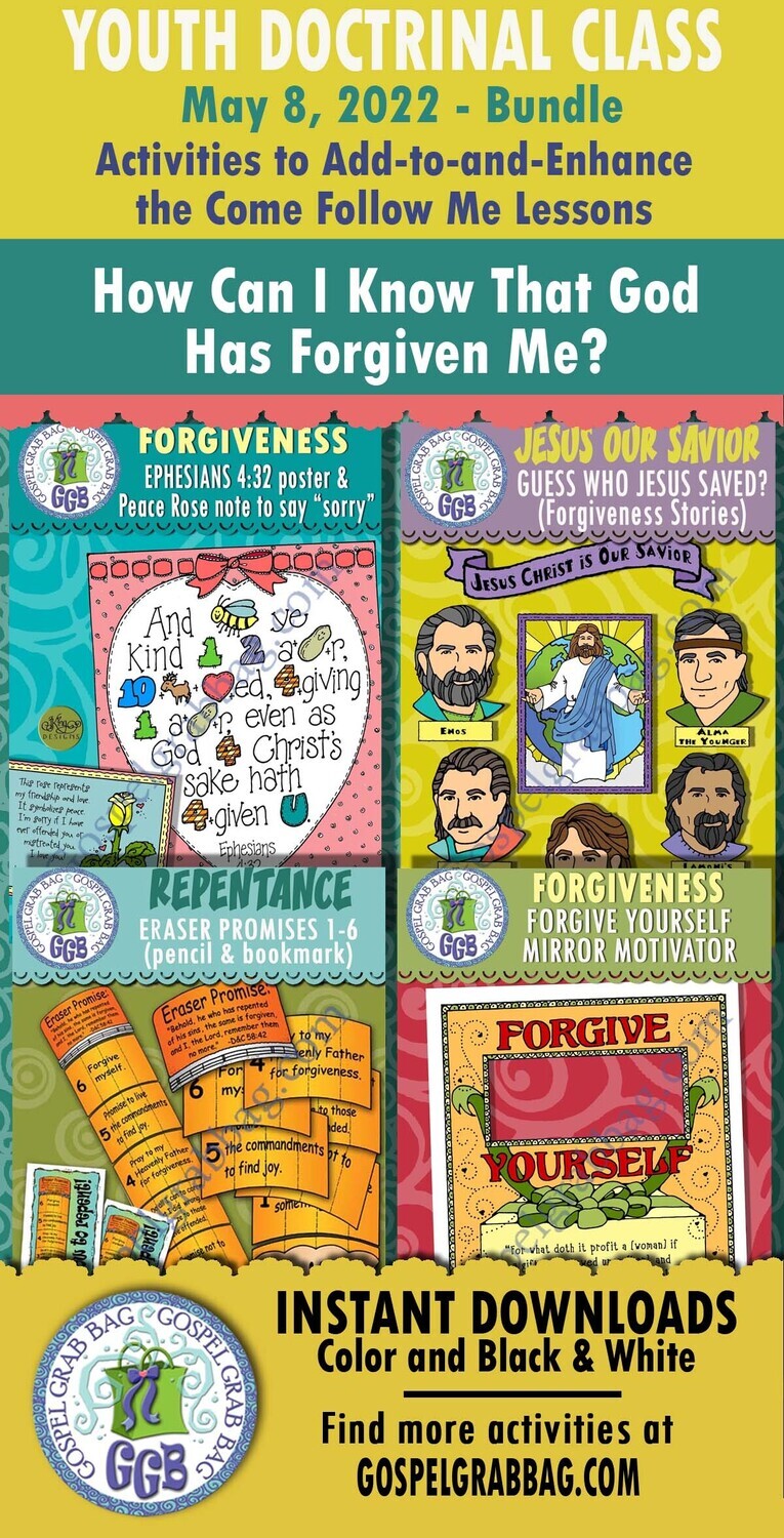 Youth Doctrinal Class &quot;How Can I Know That God Has Forgiven Me?&quot; May 8, 2022 BUNDLE 3