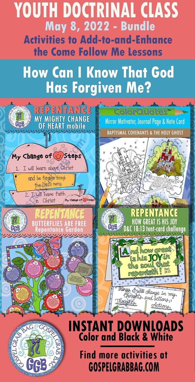 Youth Doctrinal Class &quot;How Can I Know That God Has Forgiven Me?&quot; May 8, 2022 BUNDLE 2
