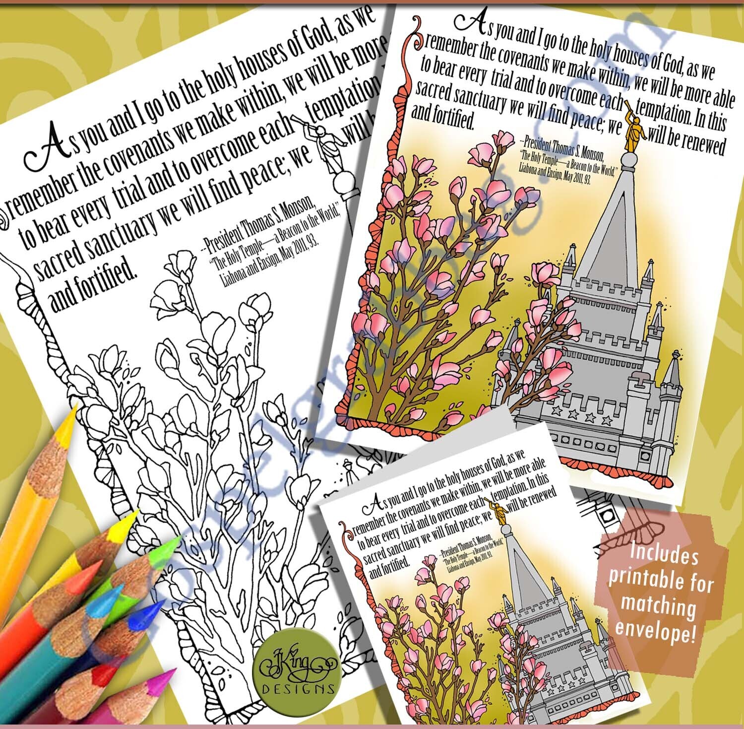 ColorQuotes: Come Follow Me: July - 5. Temple